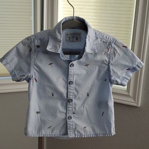 Gingersnaps Ice Cream Short-sleeve Collar Shirt